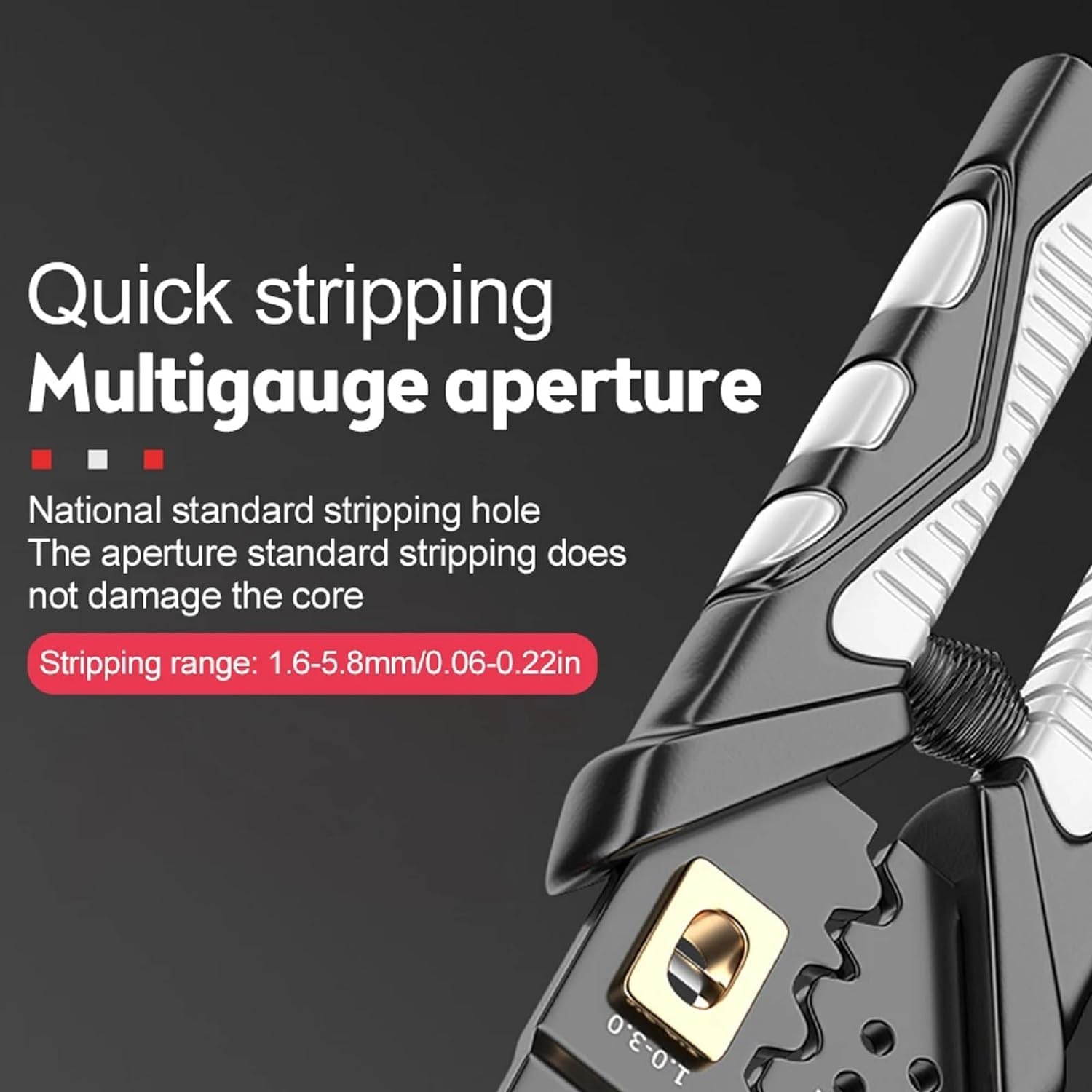 25-in-1 Multi-Functional Wire Stripper and Electrician Tool Chrome Vanadium Steel Pliers for Splitting, Breaking, Separating, Terminal Crimping, Stripping, Cable Cutting, Winding, and Clamping 25-in-1 Multi-Functional Wire Stripper and Electrician Tool Chrome Vanadium Steel Pliers for Splitting, Breaking, Separating, Terminal Crimping, Stripping, Cable Cutting, Winding, and Clamping